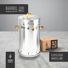 HUMO BARRILES - Barril Jumbo 60 Lb + Carbon