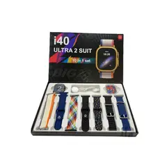 GENERICO - Combo Smartwatch Con Correas Intercambiables i40 Ultra 2