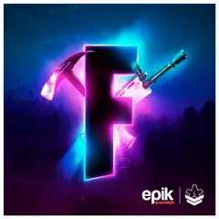 EPIK - Alfombra Gamer Para Silla Xxxl 90x90cm Fnite Neon