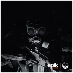 EPIK - Alfombra Gamer Para Silla Xxxl 90x90cm Soldado