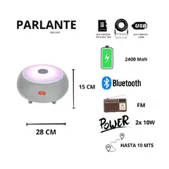 T&G - Parlante Con Bluetooh & Luces LED TG 616