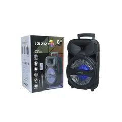 LAZER - Parlante Con Luces LED Bluetooth Con Microfono
