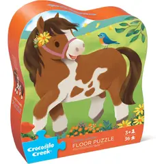 CROCODILE CREEK - Rompecabezas Ponis Bonitos 36 Piezas Grandes Para Niños