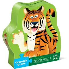 CROCODILE CREEK - Rompecabezas Tigre 36 Piezas Grandes Para Niños