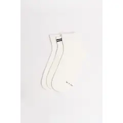 KOAJ - Paquete X3 de medias unicolores cortas con diseño de r Mujer