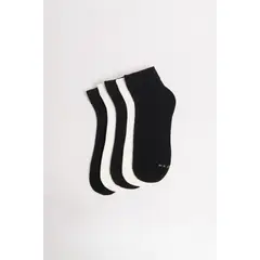 KOAJ - Paquete X5 de medias cortas texturizadas unicolores Mujer