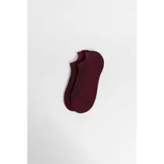 KOAJ - Medias unicolores en algodón baletas con texturas. Mujer