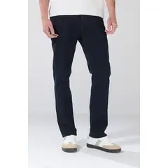 KOAJ - Jean azul intenso tiro bajo straight leg con bota recta Hombre