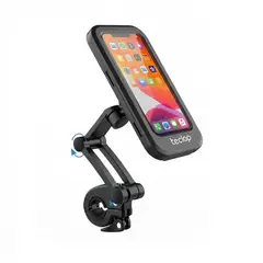 DAYOSHOP - Soporte Celular Impermeable Moto Bici 360° Universal 6.8 Negro