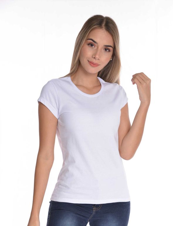 Imagen de Camiseta mujer Basica blanca