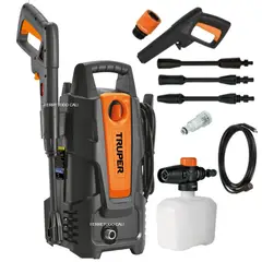 TRUPER - Hidrolavadora 1500 psi marca + dispènsador jabon alta presion