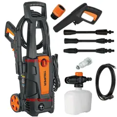 TRUPER - Hidrolavadora 1800 psi 2 hp + dispènsador jabon + alta presion
