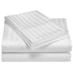 OEM - Sabanas Hoteleras Cama Sencilla 100 x 190 cm Blancas