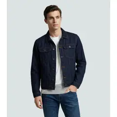 GAS EVOLUTION JEANS - Chaqueta Para Hombre Azul Oscuro Gas