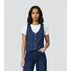 UNSER - Chaleco Para Mujer Azul MedioOscuro