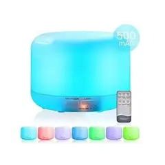 HOME - Difusor De Aromas 500 Ml Control Remoto Humidificador