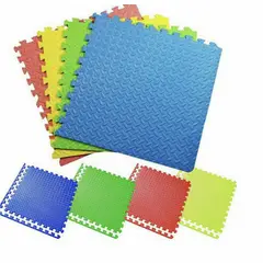 STALION - Tapete Foamy 60 X 60 Cm, 40 Laminas, 12 Metros Cuadrados Multicolor Antideslizante