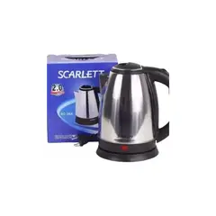 GENERICO - Tetera Eléctrica Scarlett 2L Acero Inoxidable Hervidor Rápido Cocina Hogar