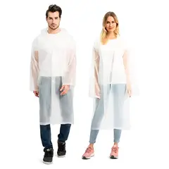 NUBOTTA - Kit X6 Capa Impermeable Chaqueta Eva Lluvia Adultos