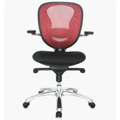 GENERICO - SILLA BERLIN BRAZO GIRA SIN CABECERO BASE CROMO GERENTE