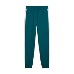 PUMA - Pantalon Deportivo Original Iconic T7 Track Verde Niños