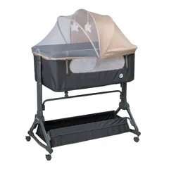 EBABY - Cuna Colecho Mecedora DREMO EB759 BEIGE CAPIBARAS