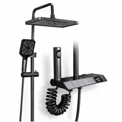 COLME TECHNOLOGY HOME - Ducha Moderna Piano Digital 4 Modos Control Temperatura Lcd