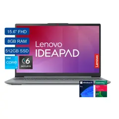 LENOVO - PORTATIL IdeaPad Slim 3 15IRU8/ Intel Core I3 1315U/ SSD 512GB/ DDR5 8GB/ WIN 11 PRO