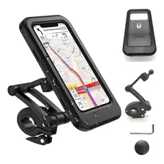 COLME TECHNOLOGY HOME - Holder Soporte Porta Celular Impermebale Moto Bicicleta A1 Negro