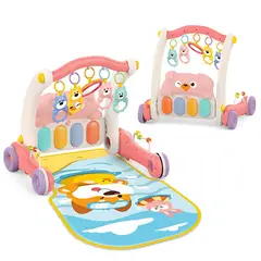 GENERICO - Gimnasio y andadera con piano para bebe 2 en 1 niñas/niños