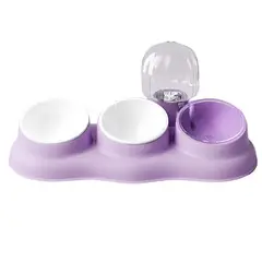 GENERICO - Comedero Y Bebedero En Cerámica 3 En 1