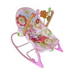 GENERICO - Silla Mecedora para Bebé con Vibración, Música y Barra de Juguetes