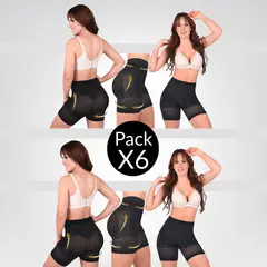 RITCHI - Paquete X6 Panty Levanta Cola Para Mujer Realce Natural
