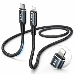UGREEN - Cable de Datos y Carga de USB-C a LIGHTNING, Carga Rápida, Velocidad PD27W, 1MT Trenzado
