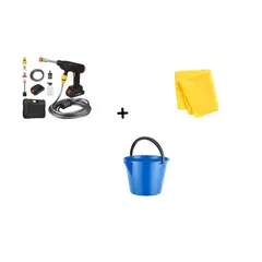 ZHOPI CO - Hidrolavadora Inalambrica 48v Mas Toalla Microfibra Y Balde