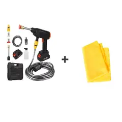 ZHOPI CO - Hidrolavadora Inalambrica Portatil Recargable 48v Mas Paño Ficrofibra