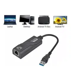 VARIOS - Adaptador Usb A Rj45 Gigabit Ethernet Tarjeta De Red Cable