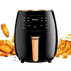 SKY - Freidora De Aire Digital 6L 2400W Con Pantalla LED Táctil Air Fryer De Alta Potencia