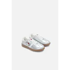 HELLO KITTY - Tenis de plateados para niña