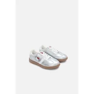 HELLO KITTY - Tenis de plateados para niña
