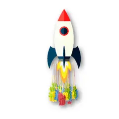 GENERICO - Piñatas estilo cohetes espaciales