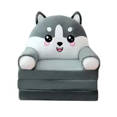GENERICO - SofáCama Plegable Infantil Diseño Lobo Gris
