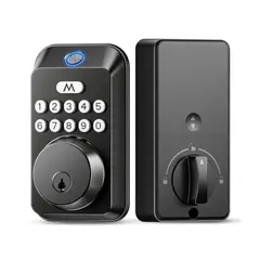 GENERICO - Cerradura Inteligente Zafano con Huella Digital y Teclado PIN para Puerta