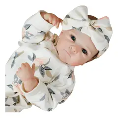 GENERICO - Muñeca Bebe Real Cuerpo Completo Silicona 47 Cm Reborn