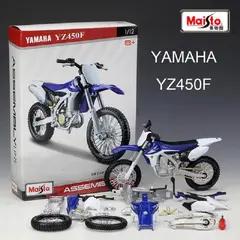 MAISTO - Moto Yamaha YZ 450 f Coleccion y a escala 112 linea de ensamble