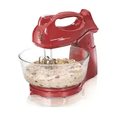 HAMILTON BEACH - Batidora 2 en 1 de Alta Potencia Deluxe 6 Velocidades