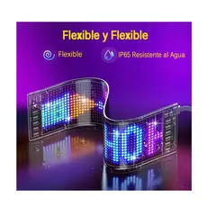 GENERICO - Letrero LED Flexible con APP Conexión USB y Tipo C 12V