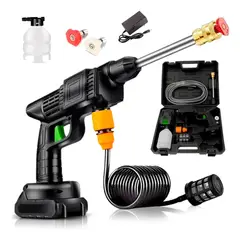OEM - Pistola Hidrolavadora Inalámbrica Portátil Recargable Para Vehiculos Autos Motos 500W ZABU