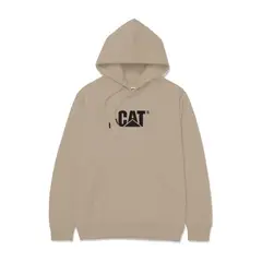 CAT - Buzo Hombre FLEECE LOGO PULL Negro