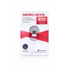 MERCUSYS - Adaptador Wifi Nano MW150US y Laptop